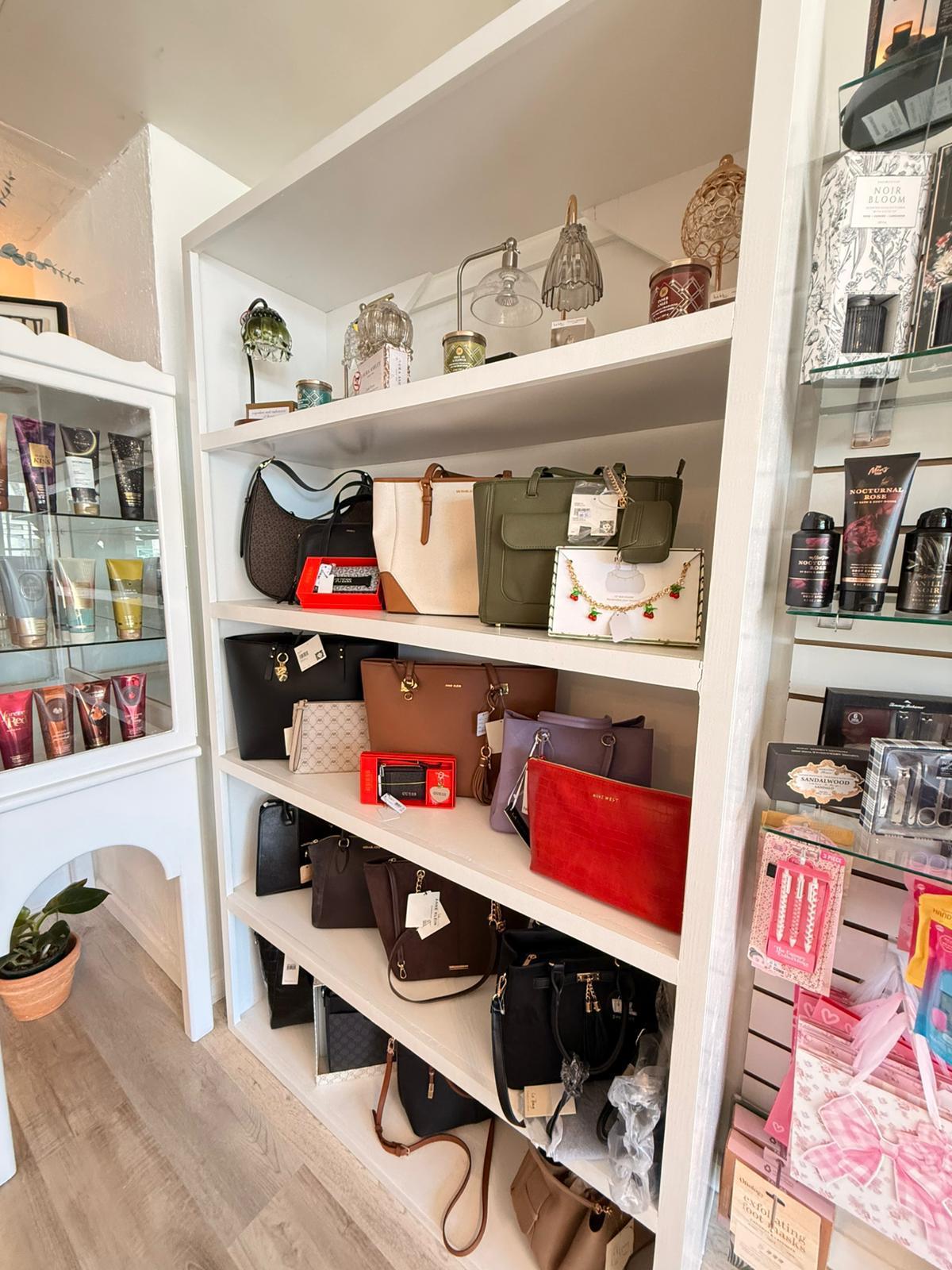 Bags on display at Olukin